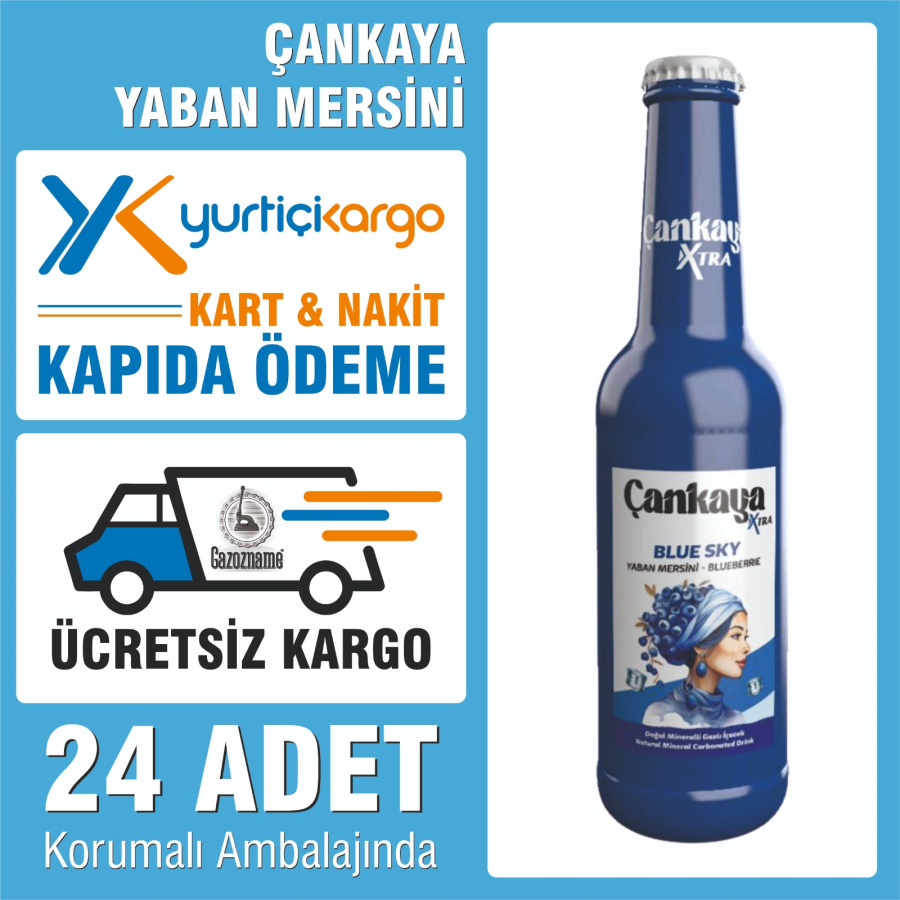 Çankaya Yaban Mersini 250 ml (24 adet)