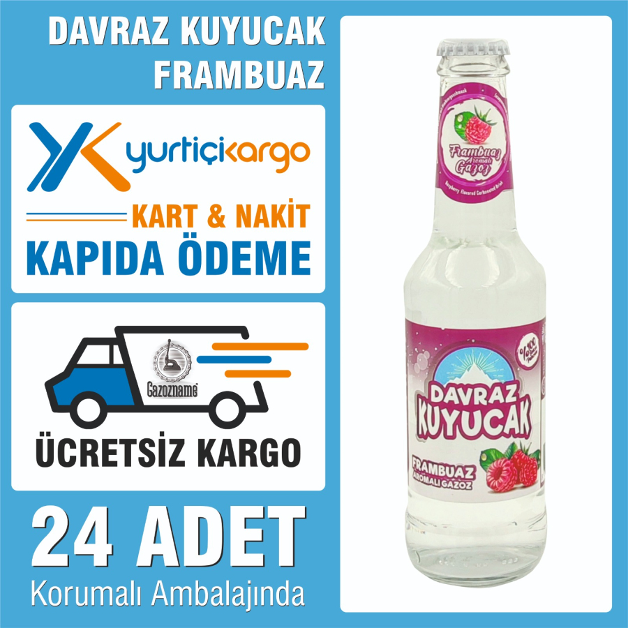 Kuyucak Davraz Gazozu 250 ml (24 adet)