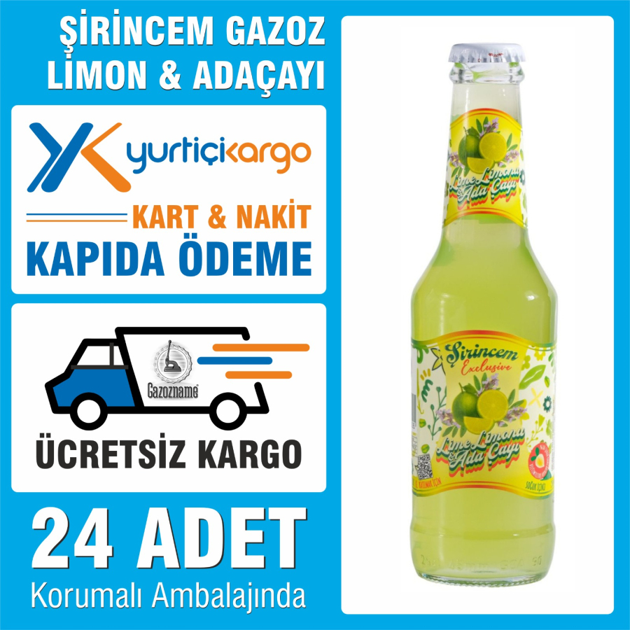 Şirincem Limon & Adaçayı 250 ml (24 adet)