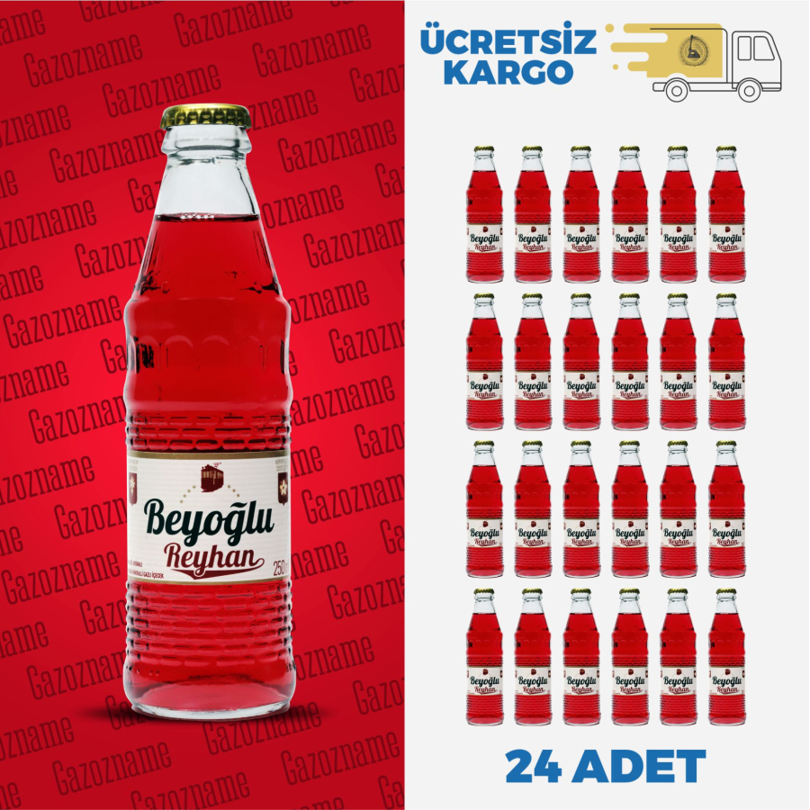 Beyoğlu Reyhan & Gül 250 ml (24 adet)