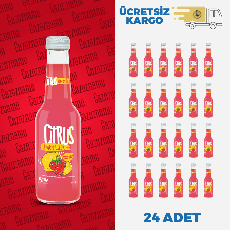 Citrus Limon-Çilek 250 ml (24 adet)