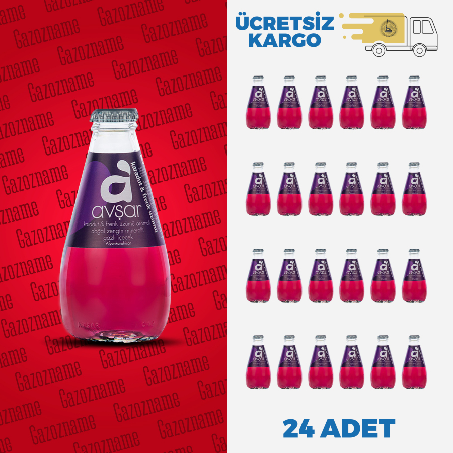 Avşar Karadut & Frenk Üzümü 200 ml (24 adet)