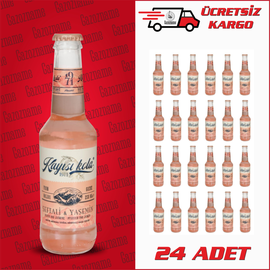 Kayısı Kola Şeftali & Yasemin 250 ml (24 adet)