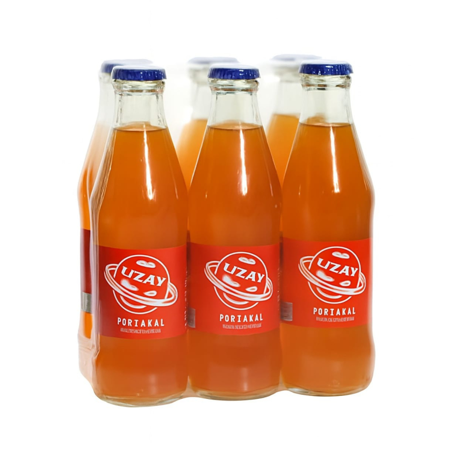 6 adet Uzay Portakal 250 ml