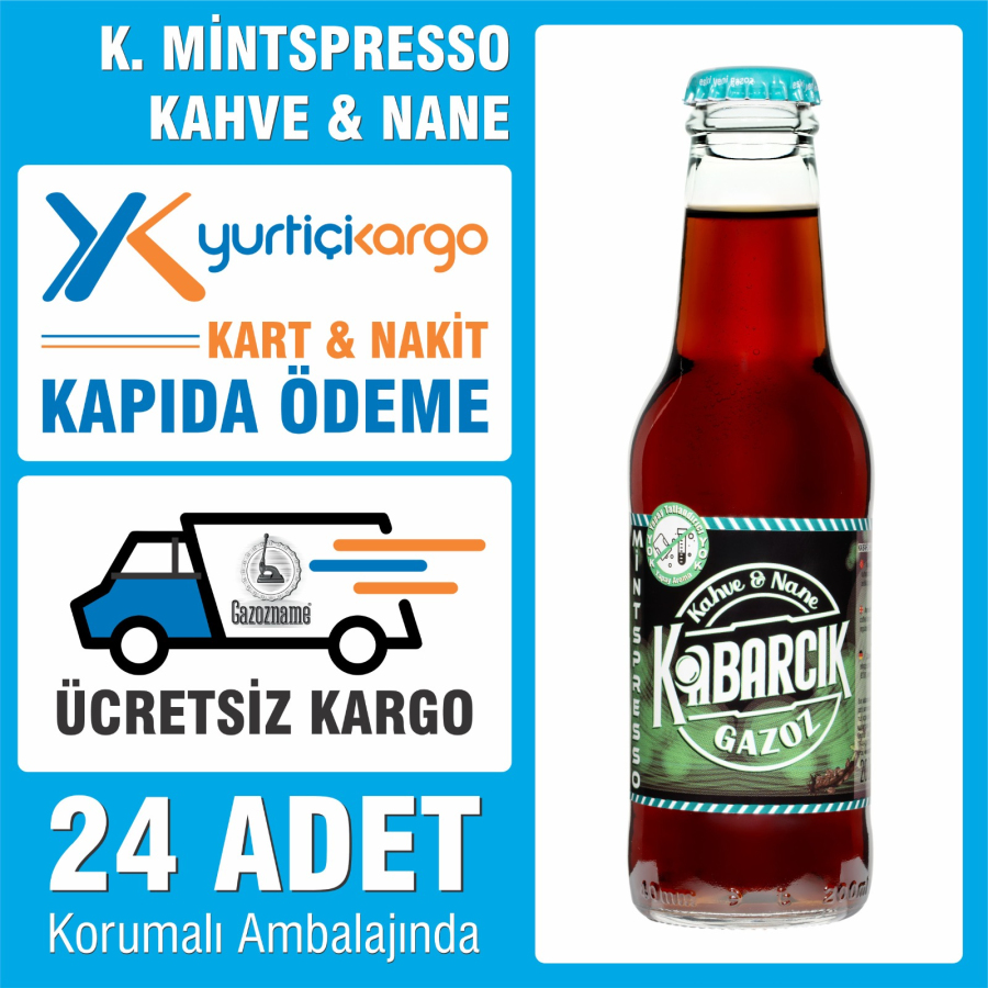 MINTSPRESSO Kabarcık Kahve & Nane 200 ml (24 adet)