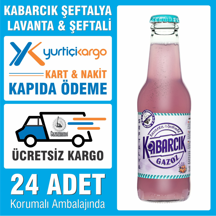 Kabarcık Lavanta & Şeftali 200 ml (24 adet)