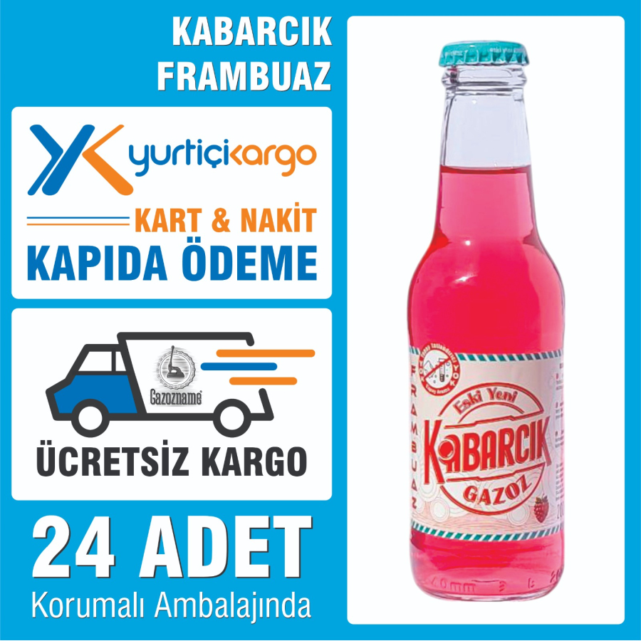 FRAMBUAZ Kabarcık Frambuaz 200 ml (24 adet)