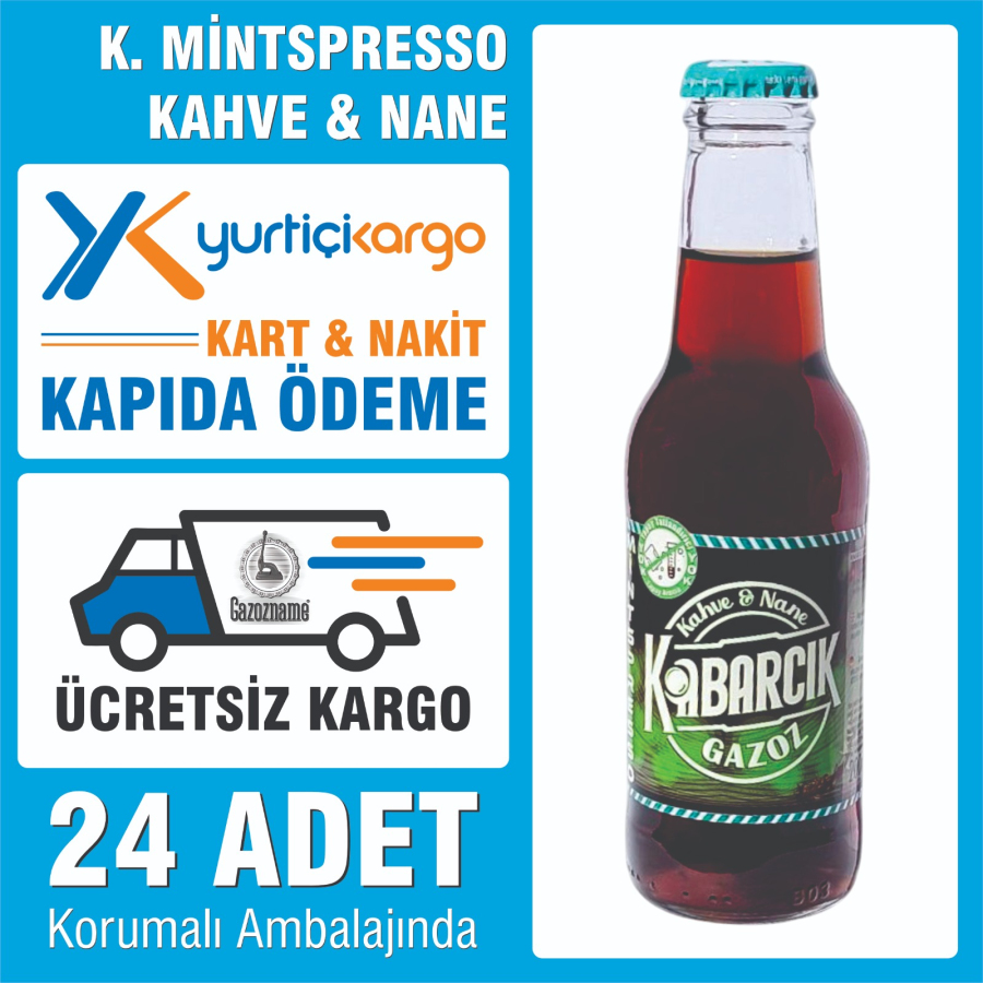 MINTSPRESSO Kabarcık Kahve & Nane 200 ml (24 adet)