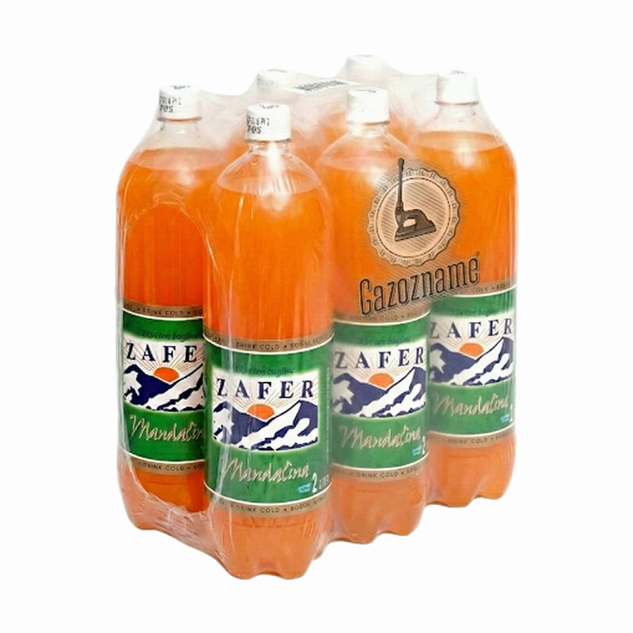 6 adet Zafer 2 lt Pet Mandalina
